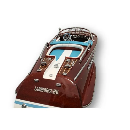 Super Riva Aquarama Lamborghini 50 cm – drewniany model luksusowej, włoskiej łodzi motorowej